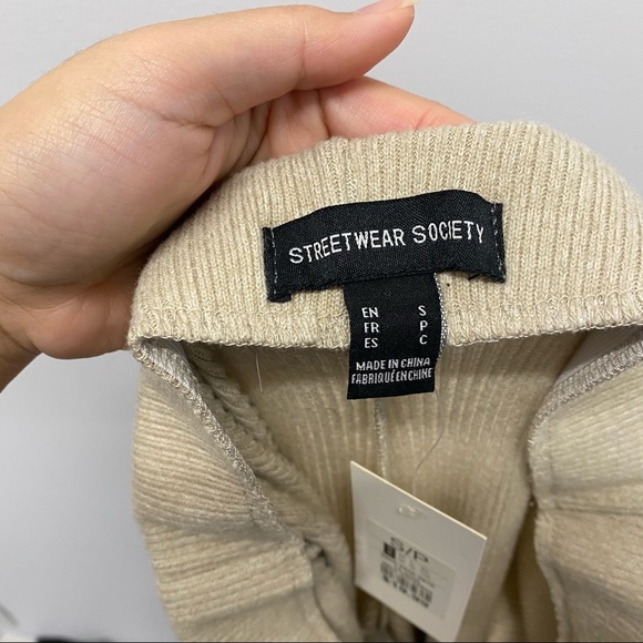 ✨NEW✨ 3-PIECE MATCHING SET, BEIGE, COZY, WIDE LEG PANT - Picture 13 of 14